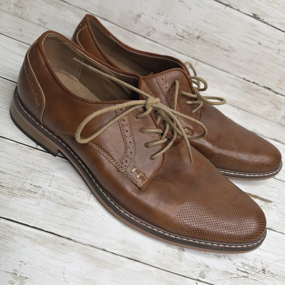 Madden Mens Bobby Oxford Shoe Brown Size 11